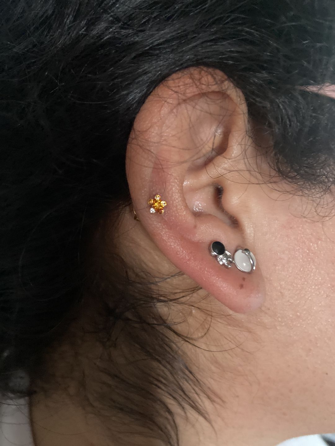 Customer photo review of Aretes Astronauta y Luna