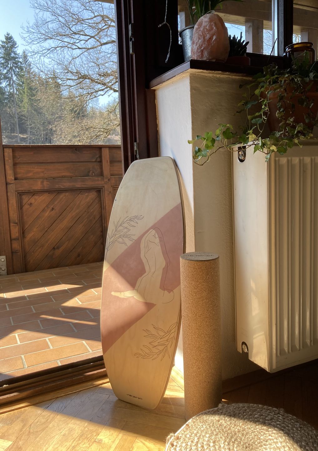 Customer photo review of Balance Board Bed of Plants