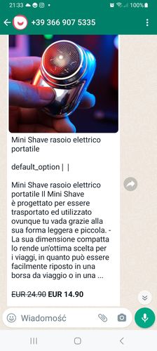 Customer photo review of Commissione pagamento alla consegna