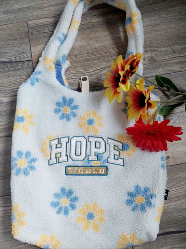 Customer photo review of Hope World Tote Bag