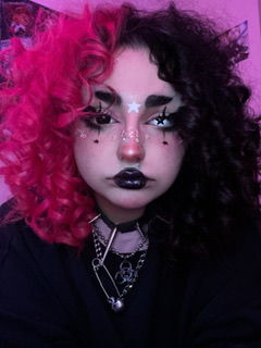 Customer photo review of White Pentagram Contacts