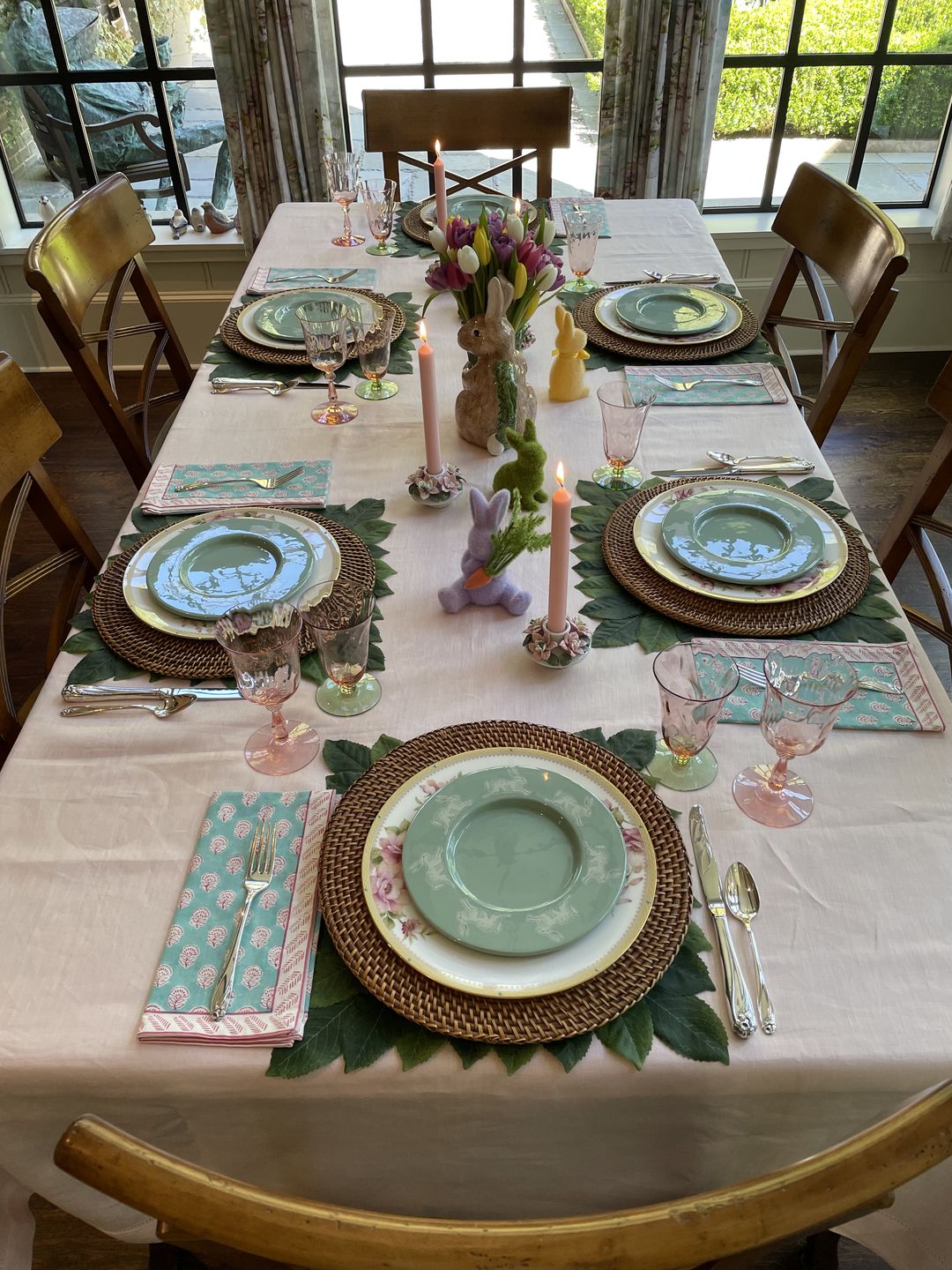 Customer photo review of Classic Hemstitch Tablecloth