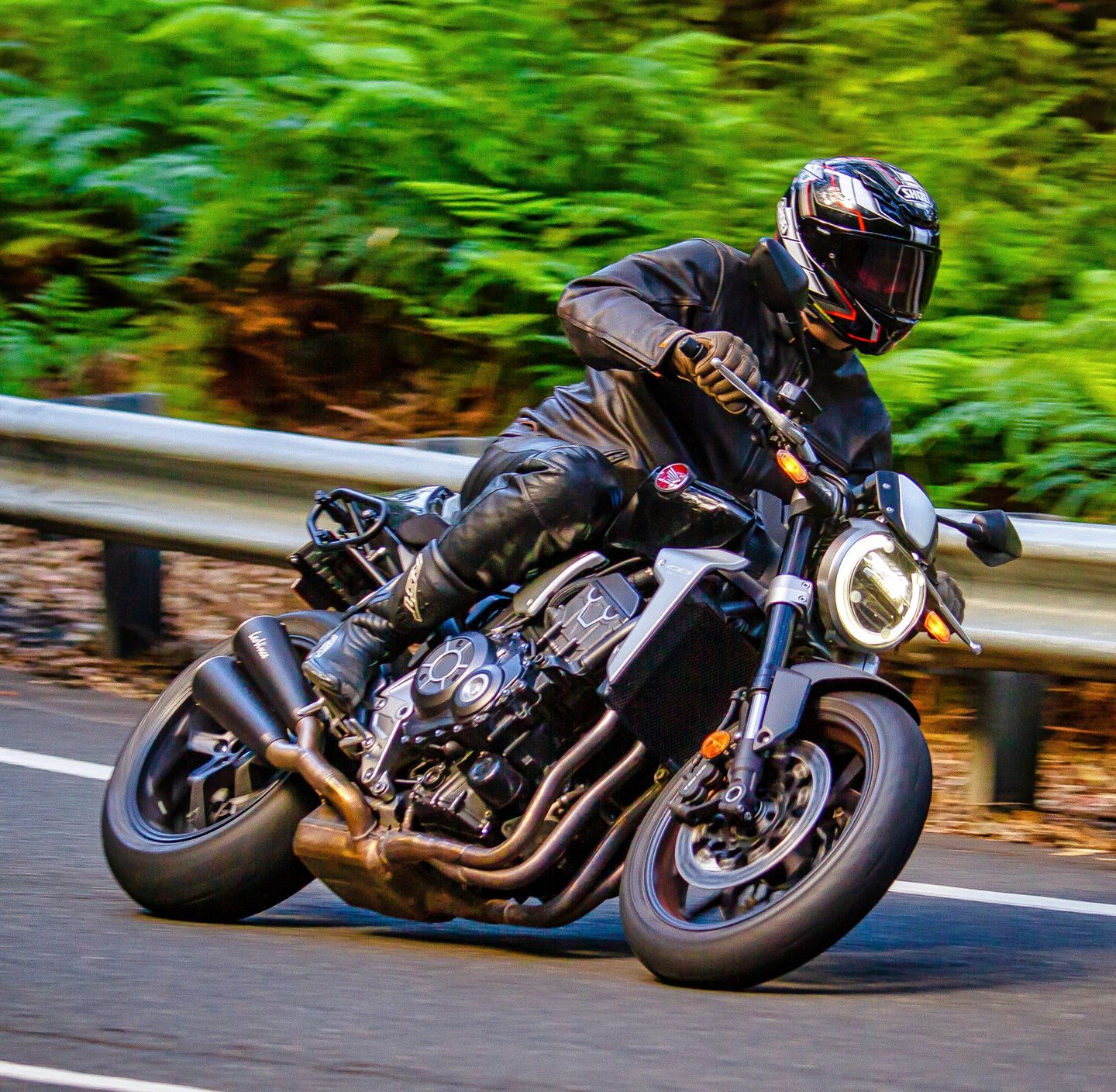 Customer photo review of NEW 'The Rumbler' | Distressed Charcoal Brown Leather | Classic Leather Motorbike Jacket