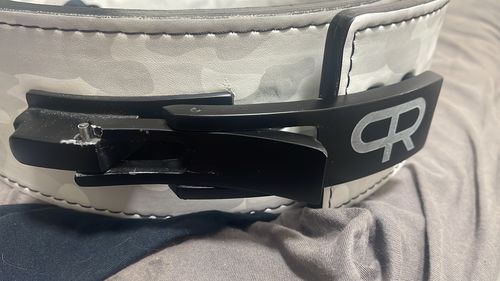 Customer photo review of PR Powerlifting 13mm Belt w/ Lever Buckle - PR916 - White Camo