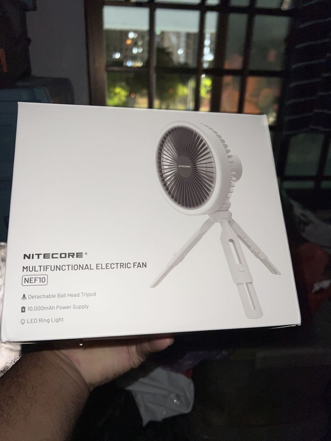 Customer photo review of NEF10 - LED Fan (10,000mAh)