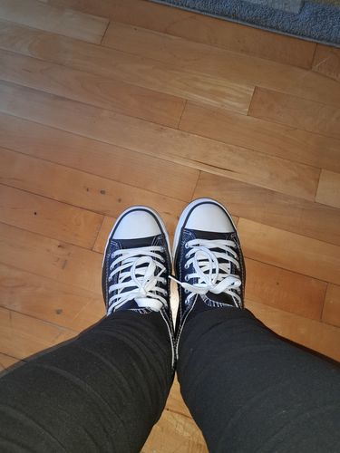 Customer photo review of Robbie Black Trainers