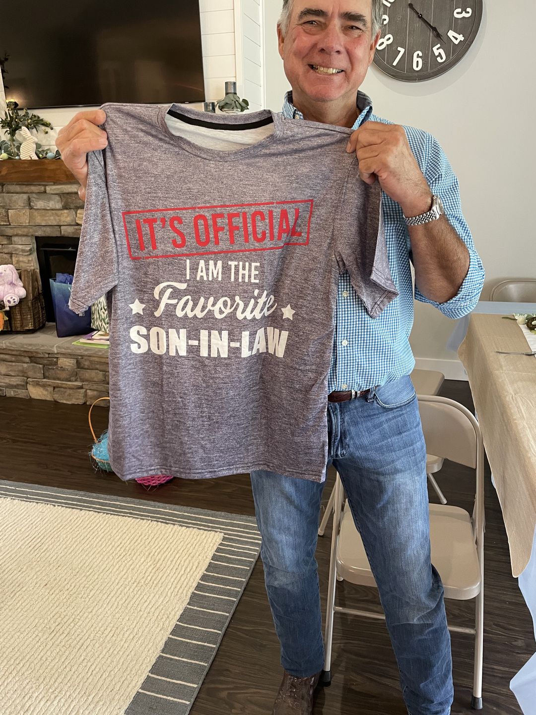 Customer photo review of I Am The Favorite Son-In-Law - Best Gift For Son-In-Law Classic T-Shirt