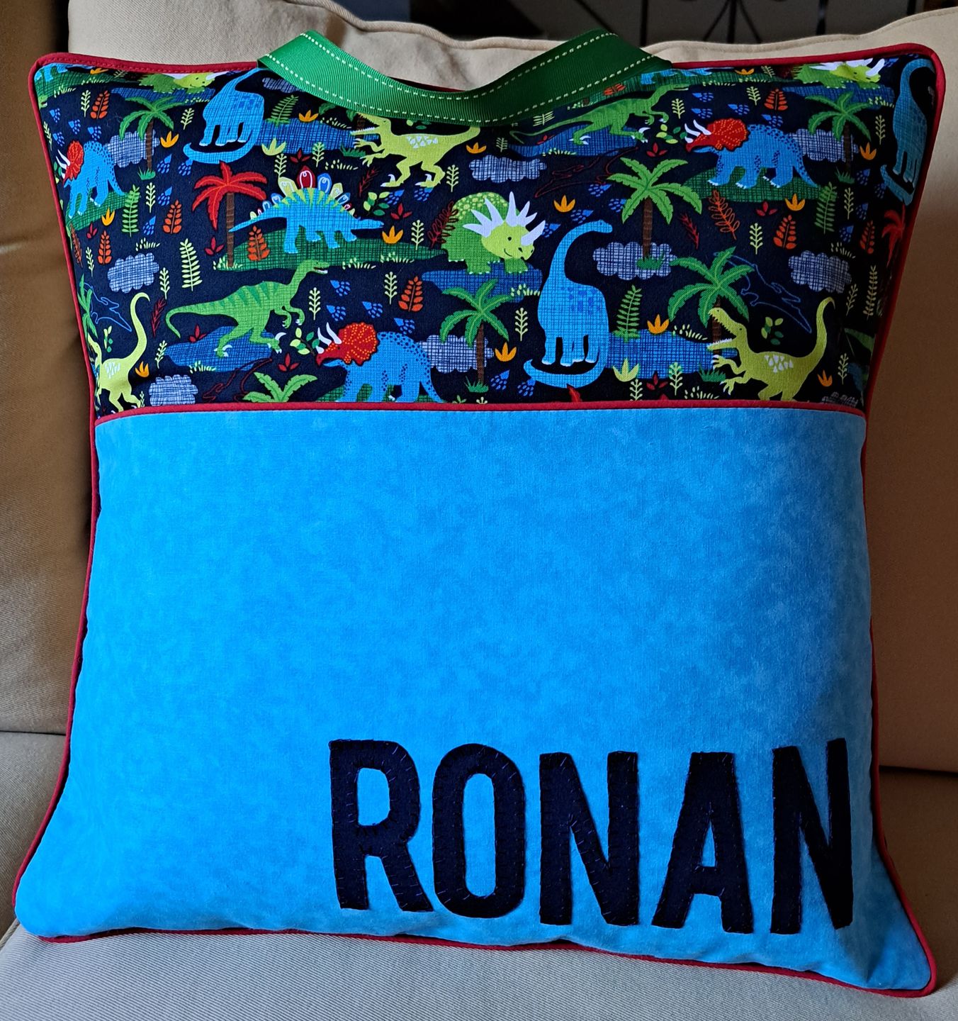 Customer photo review of Reading Pillow / Pocket Book Pillow Pattern in Two Sizes | Digital PDF Pattern