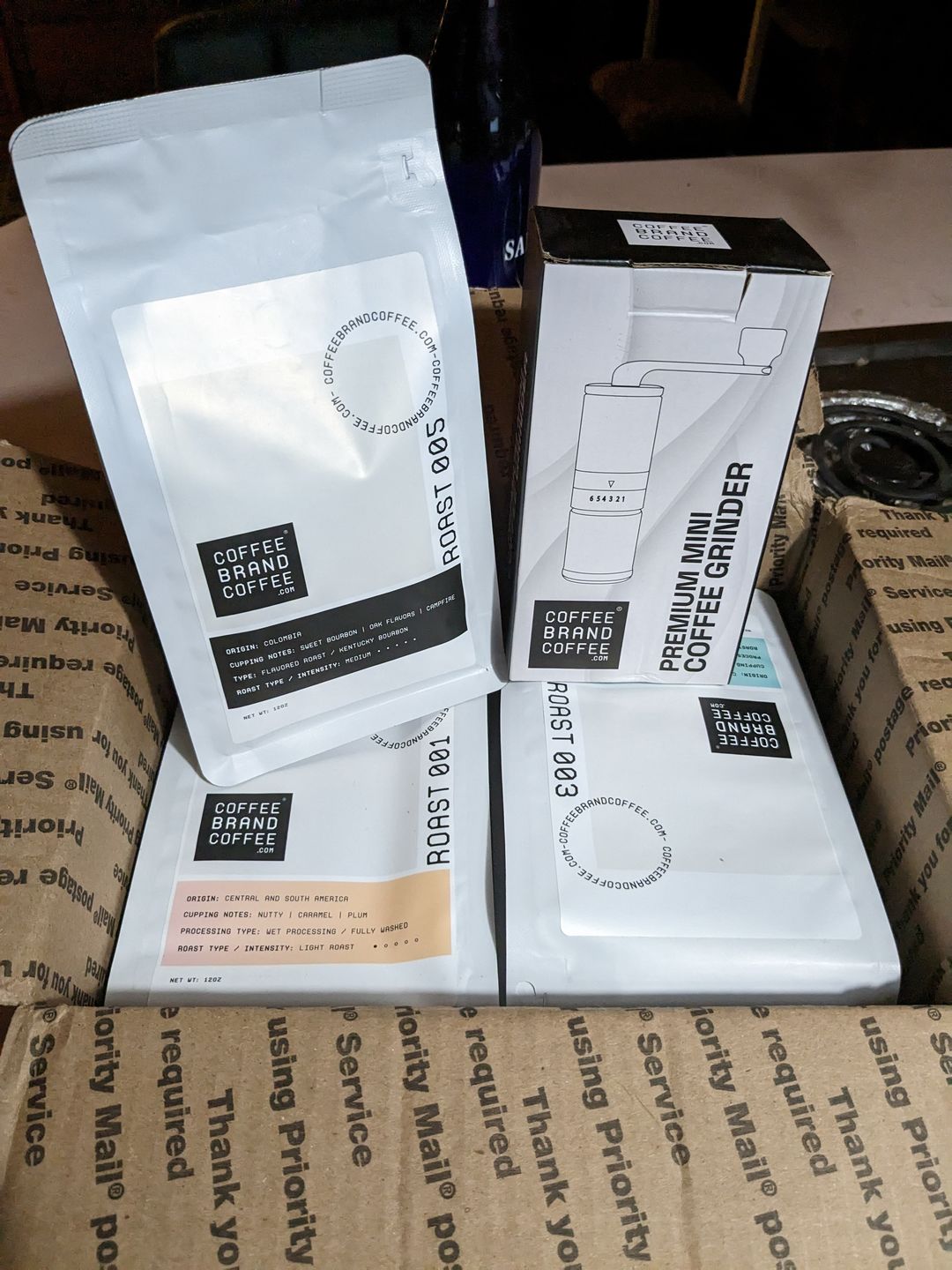 Customer photo review of Bourbon Flavored Coffee