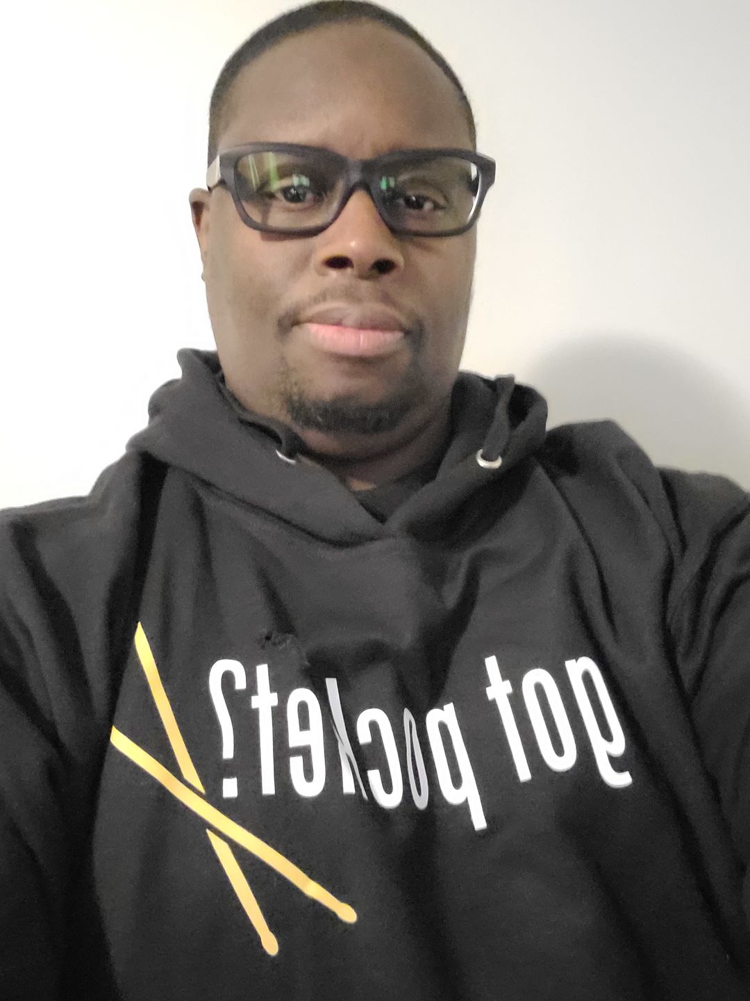 Customer photo review of Drum Hoodie (Black)