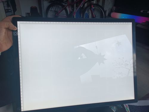 Customer photo review of Diamond Painting LED-Unterlage LED-Pad A3