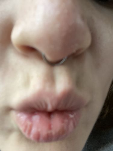 Customer photo review of Hinged Clicker Segment Ring Daith, Conch, Nose, Septum