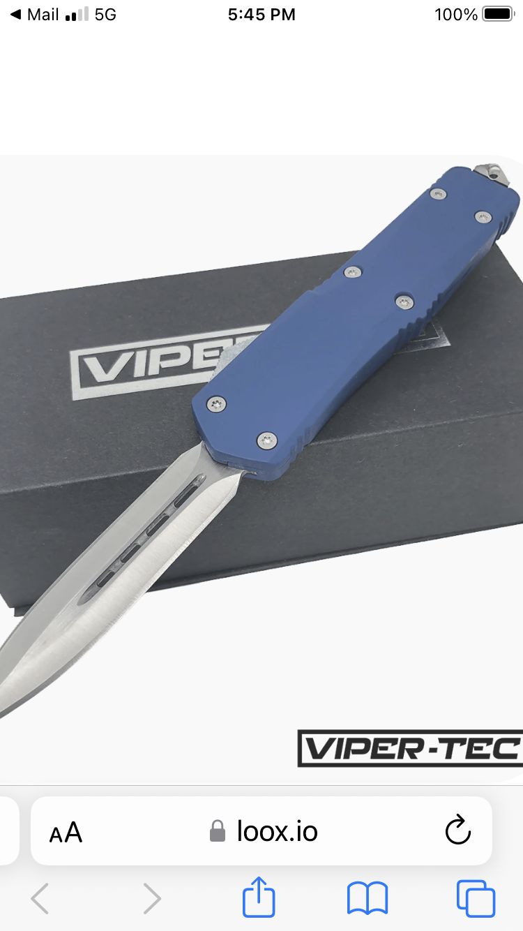 Customer photo review of Blue Ghost D/A OTF (Multiple Blade Styles Available)