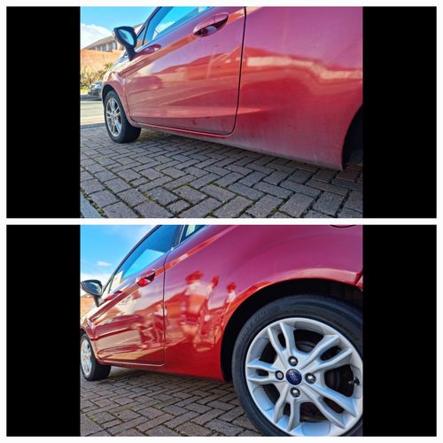 Customer photo review of Ceramic hybrid Wax - SiO2 infused wax - 30ml