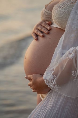 Customer photo review of WARRIOR PLUNGE IVORY CONTOUR NURSING BRA - FLEXI UNDERWIRE