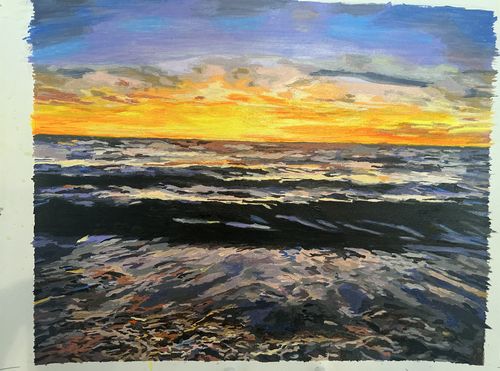 Customer photo review of Custom Paint By Numbers