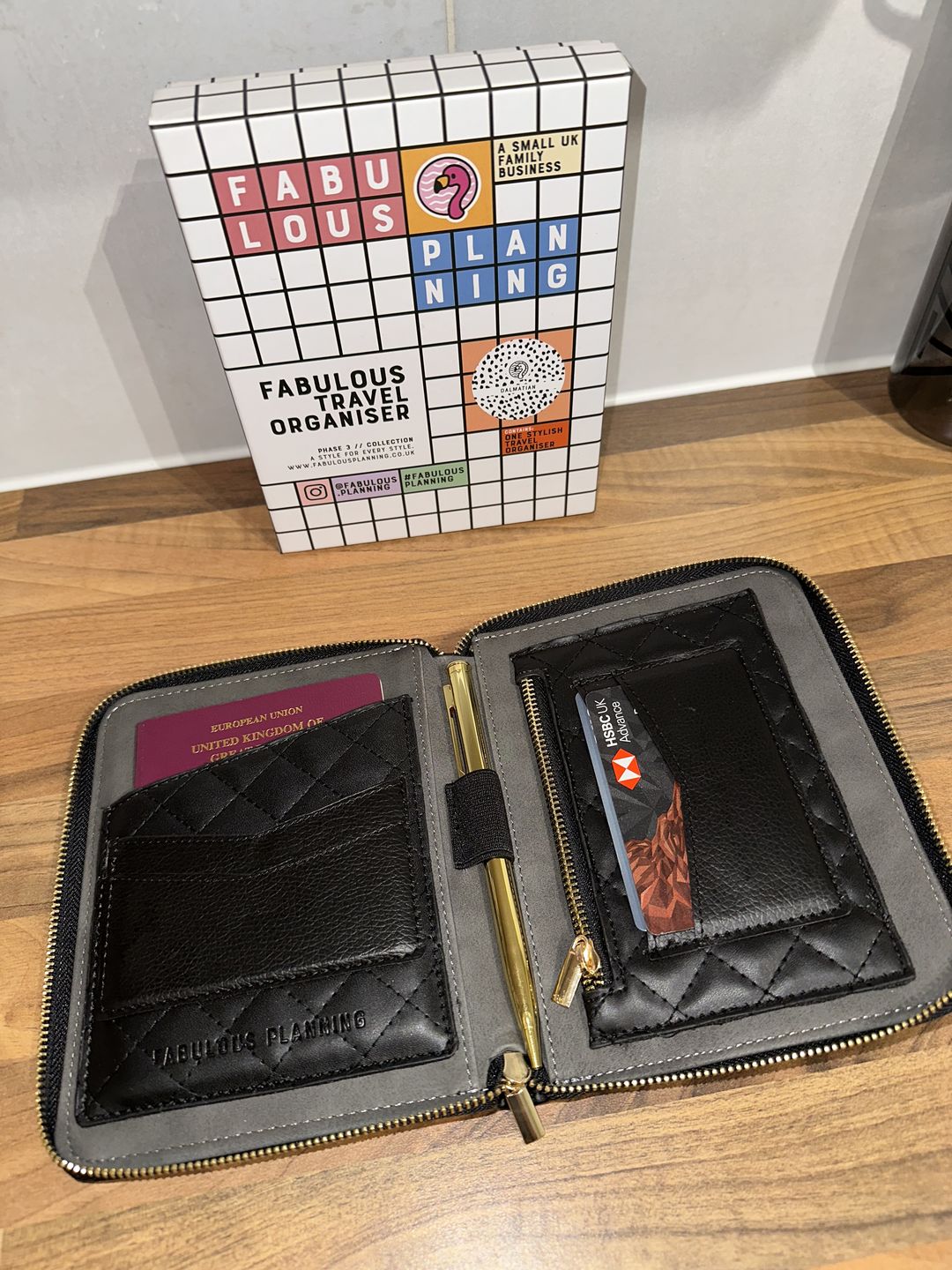 Customer photo review of Black Padded - Travel Organiser