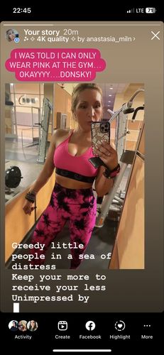 Customer photo review of Salty Savage Ladies Happy Thoughts Sports Bra | Wet Suit Performance | Hot Pink