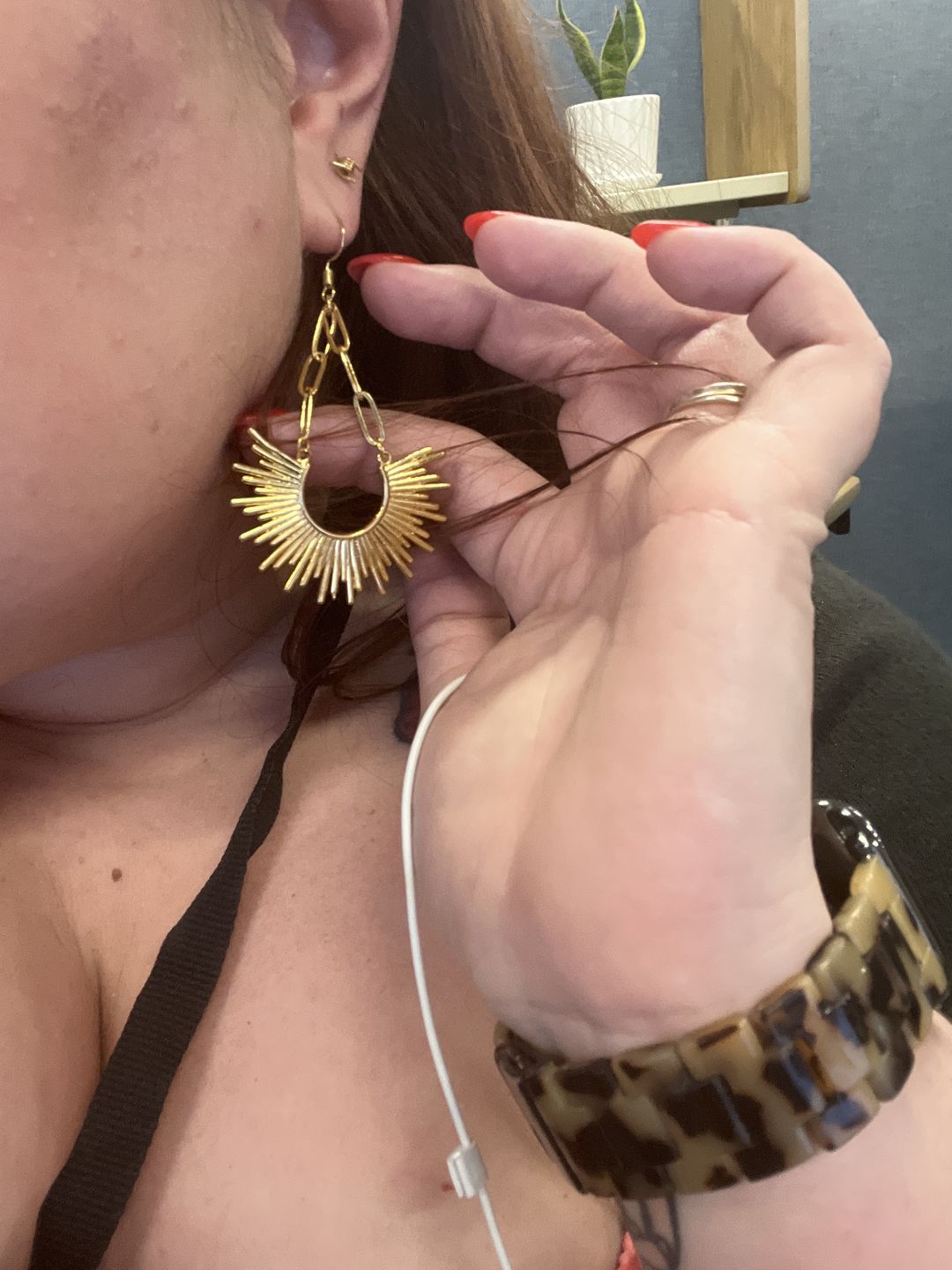 Customer photo review of Boho Earrings
