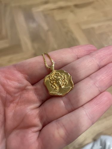 Customer photo review of Medusa Necklace (Gold)