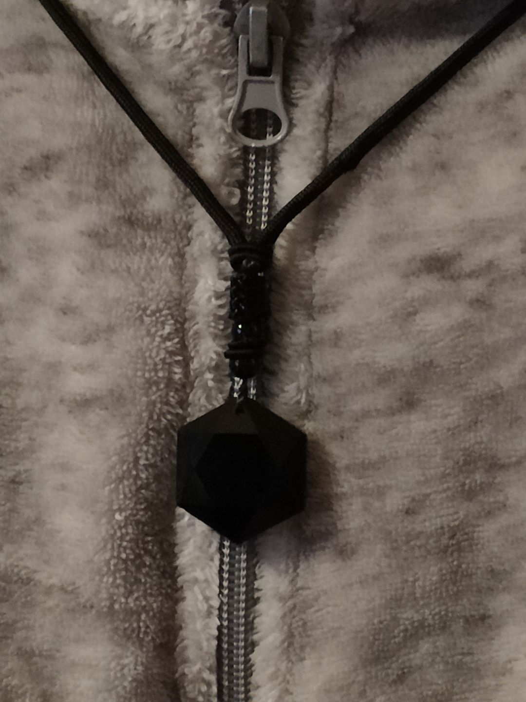 Customer photo review of Premium-Talisman aus schwarzem Obsidian