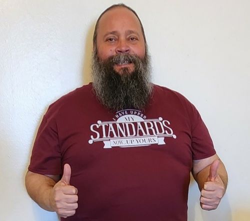 Customer photo review of Standards Cotton Tee