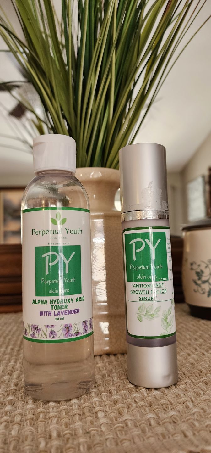 Customer photo review of AHA Facial Toner 🌿 With Lavender