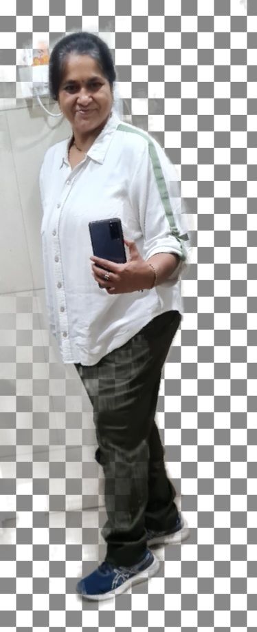 Customer photo review of Olive Green Formal Pant