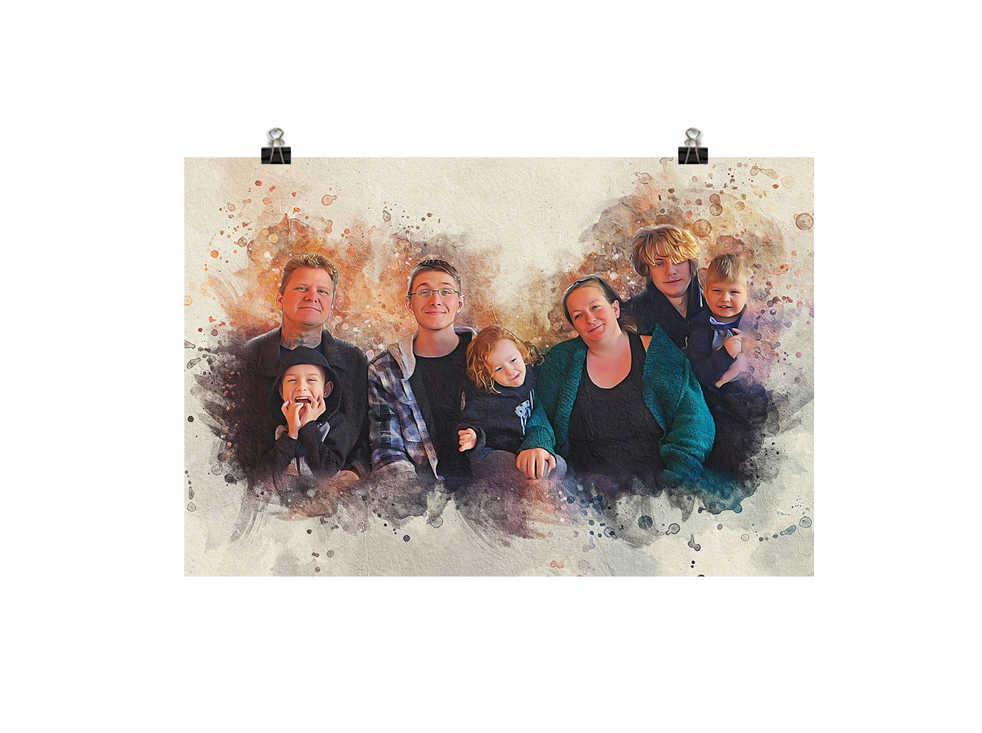 Customer photo review of Personalized baseball photo Painting