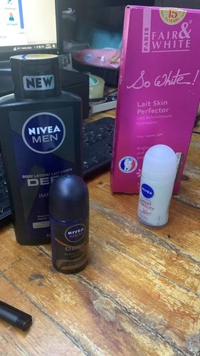 Customer photo review of Fair and White So White Skin Perfector Lightening Cream 50ml / 1.6 fl oz