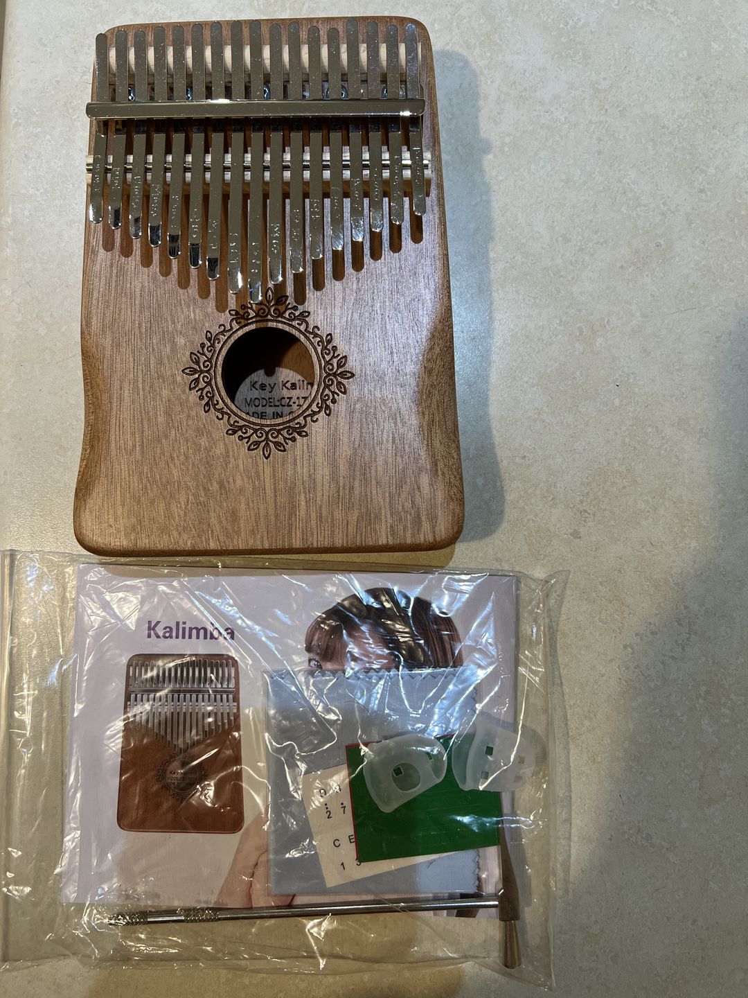 Customer photo review of Kalimba 17 Key Classic Natural (3 colours)
