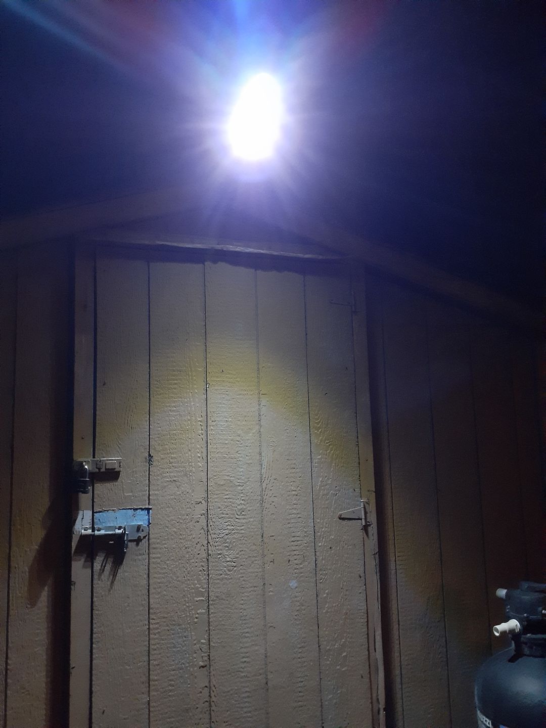 Customer photo review of BigM 100W LED Bright Mini Solar Street Flood Lights with Motion Sensor