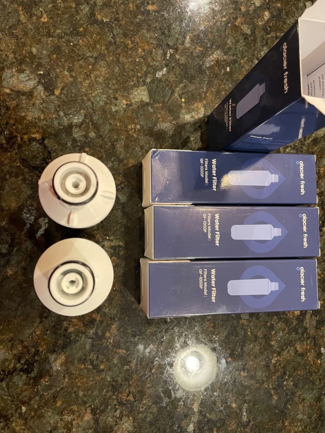 Customer photo review of Glacier Fresh Replacement for LT1000P, ADQ747935 Refrigerator Water Filter