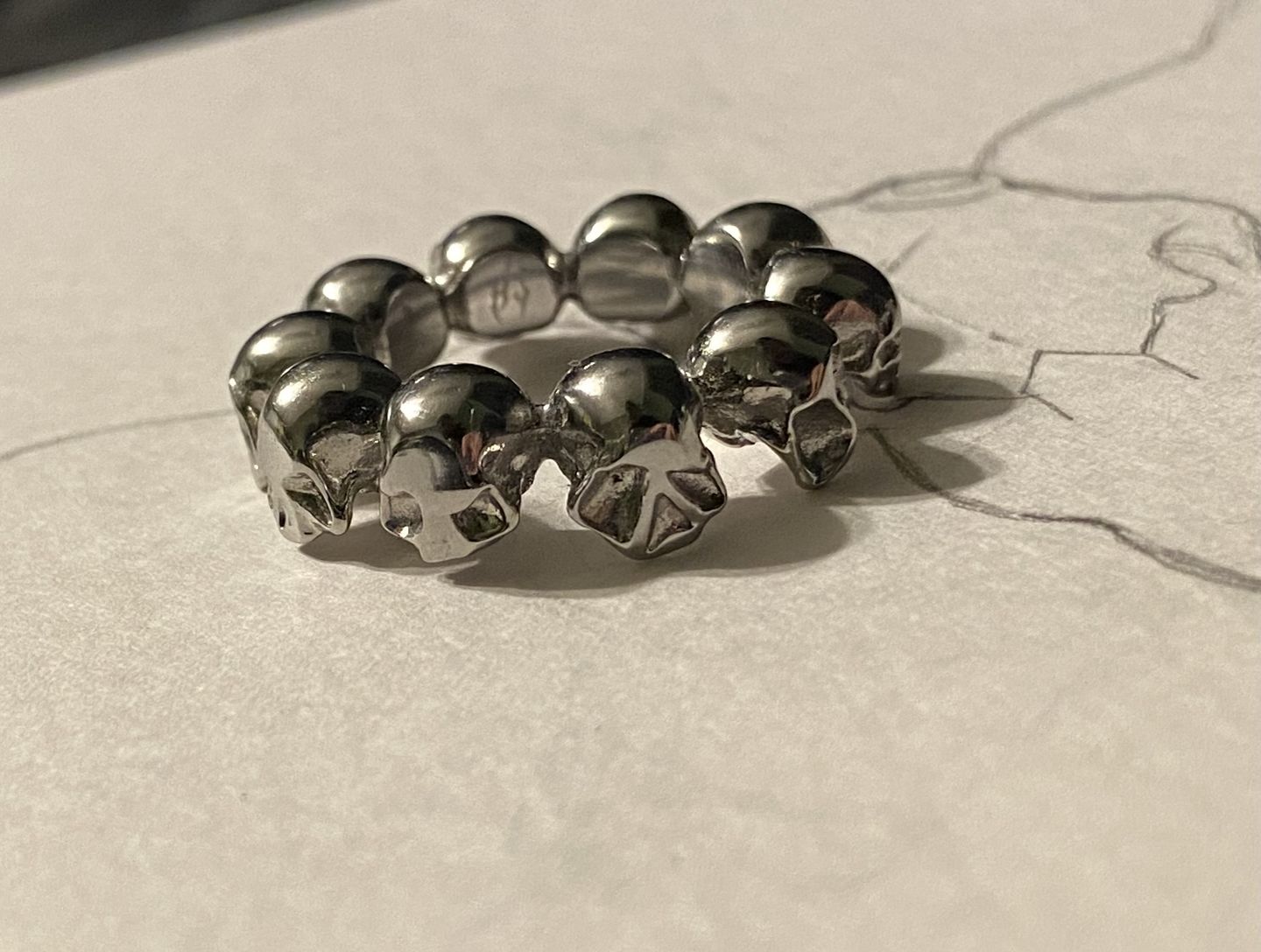 Customer photo review of 10 STAGES OF ADDICTION RING