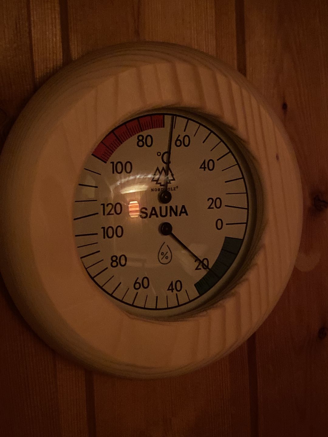 Customer photo review of Sauna Hygrometer Holz