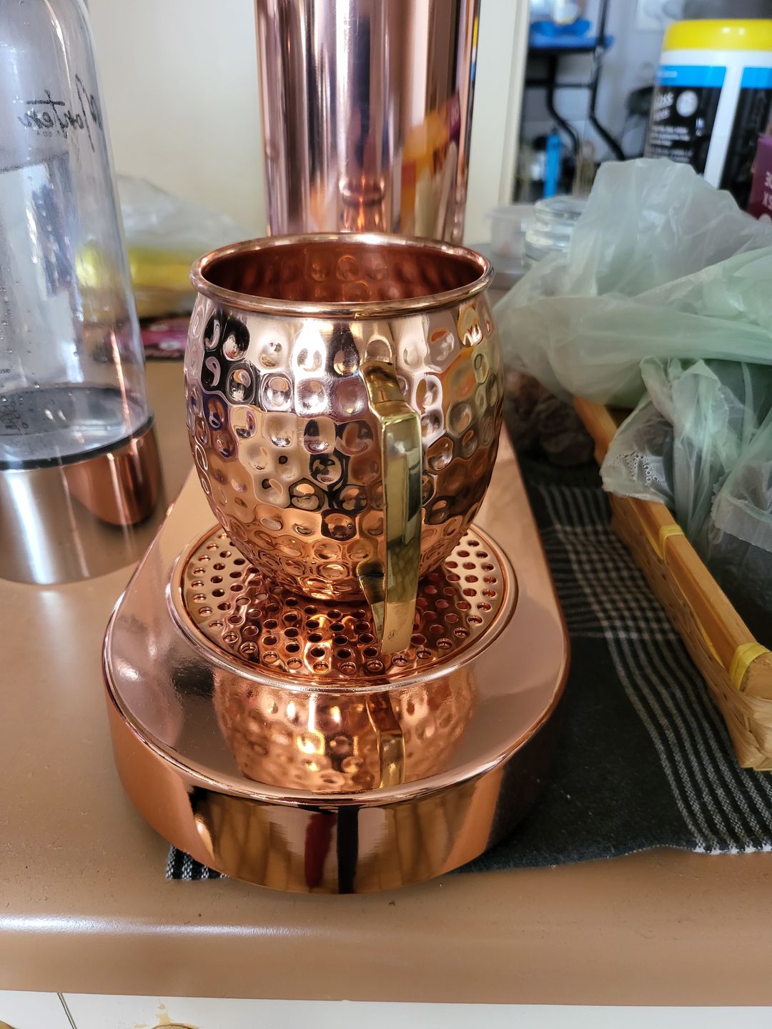 Customer photo review of Pure Copper Mule Mug (Mug & Straw)