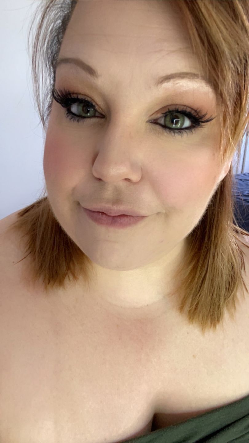 Customer photo review of Wildcat Green Prescription Colored Contact Lenses
