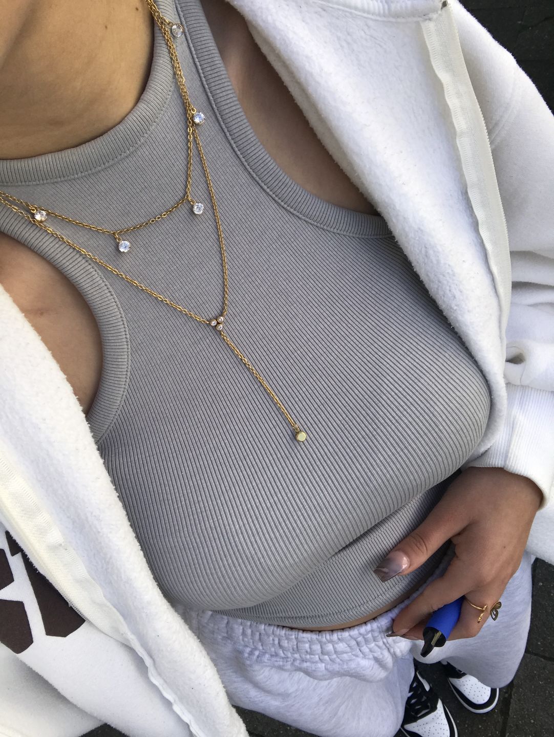 Customer photo review of Alessia Halskette | 18K vergoldet