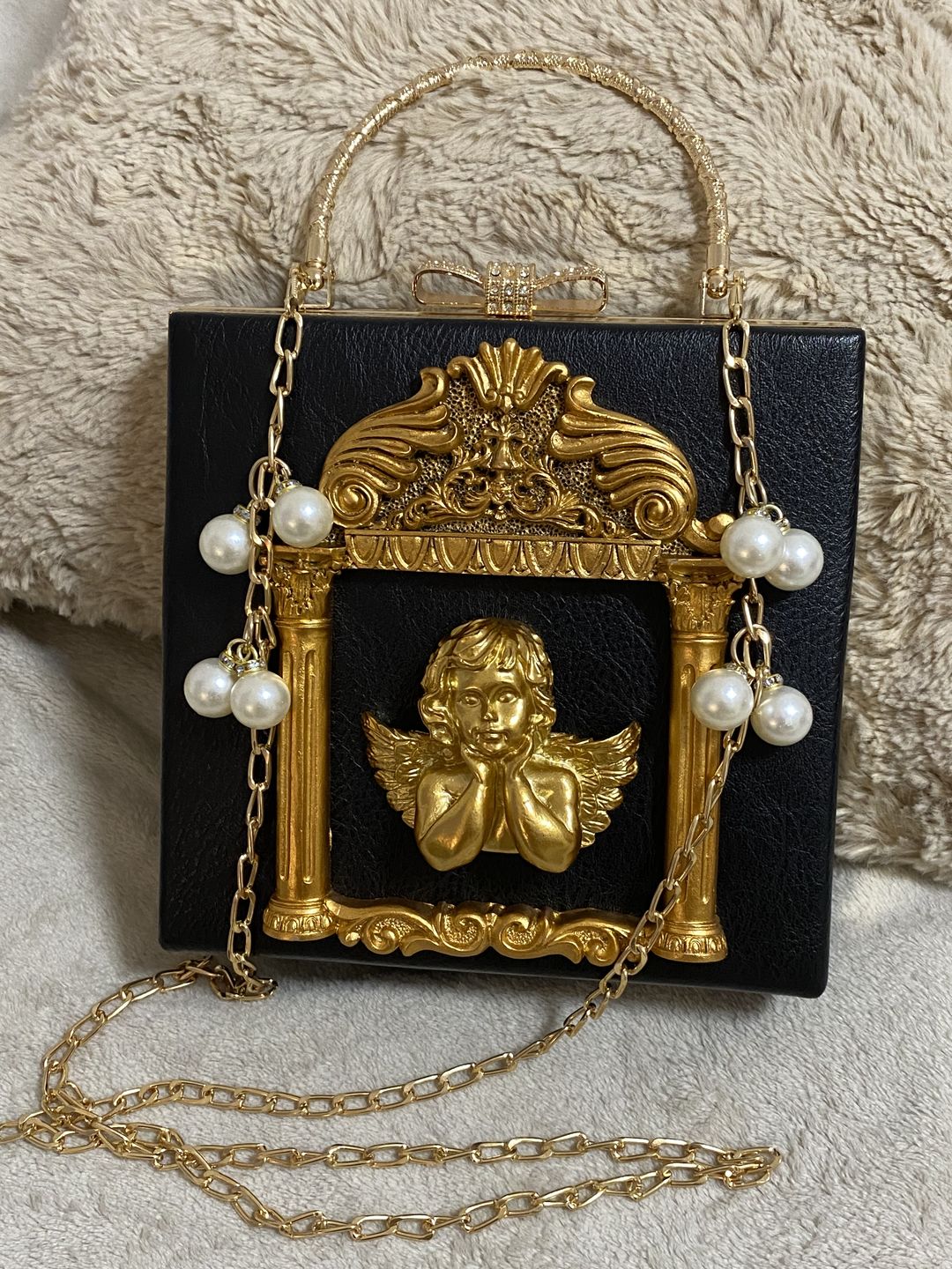 Customer photo review of Renaissance angel inspired bag