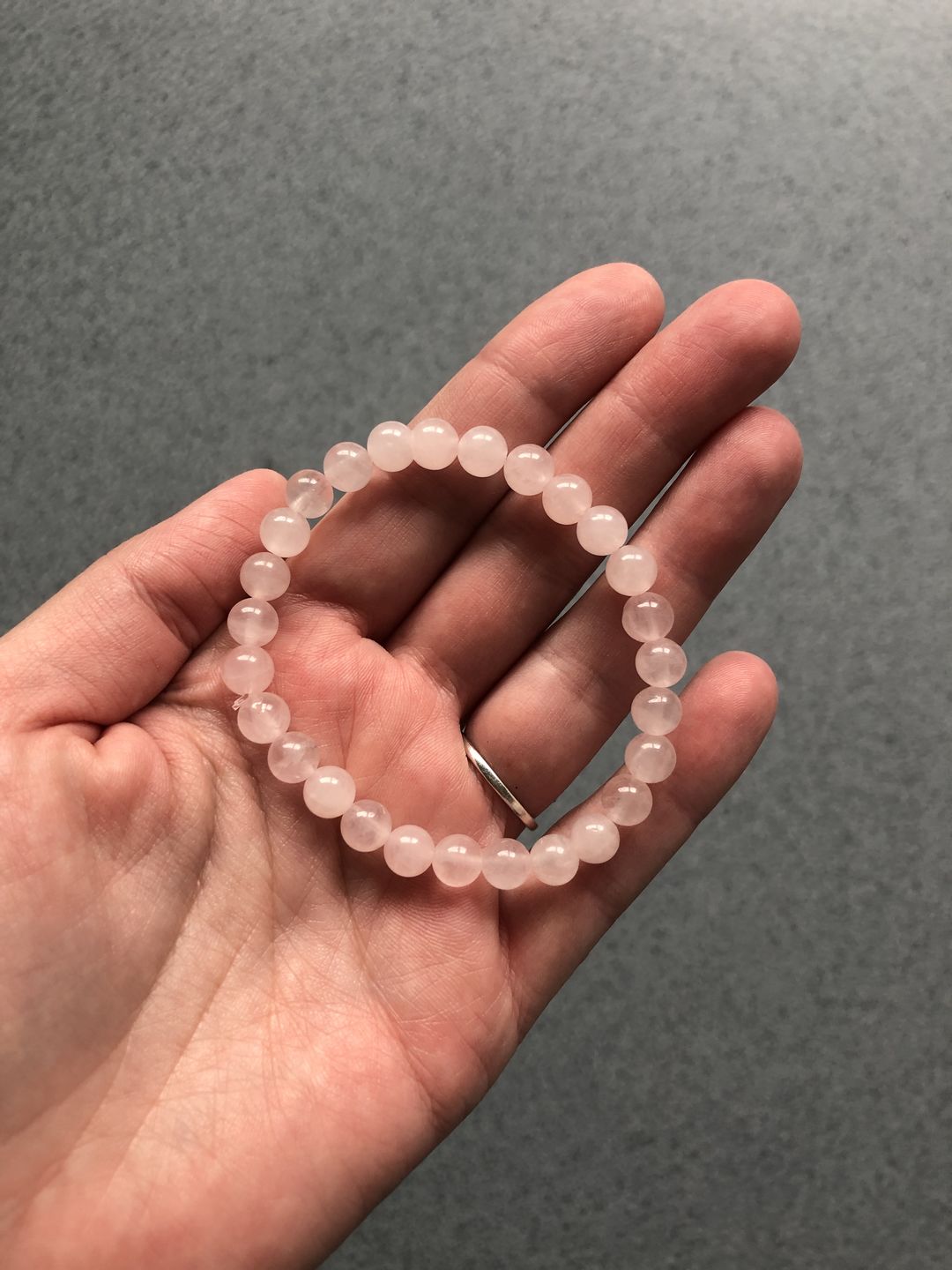 Customer photo review of Bracelet de Quartz Rose 6mm