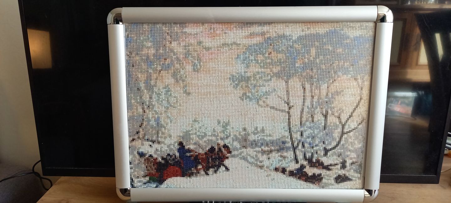 Customer photo review of Diamond Painting Personnalisé