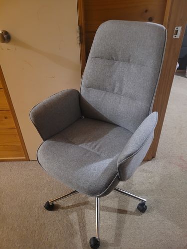 Customer photo review of Ellen Office Chair Highback (Free Shipping Nationwide)