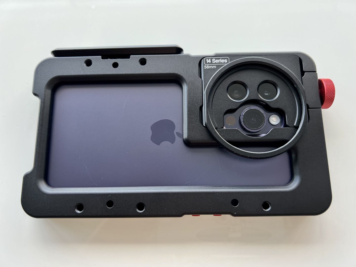 Customer photo review of 58mm Filter Mount for Beastcage 14 Series