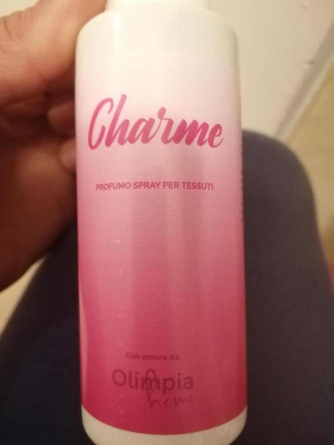 Customer photo review of Profumo spray per tessuti Charme ml.100