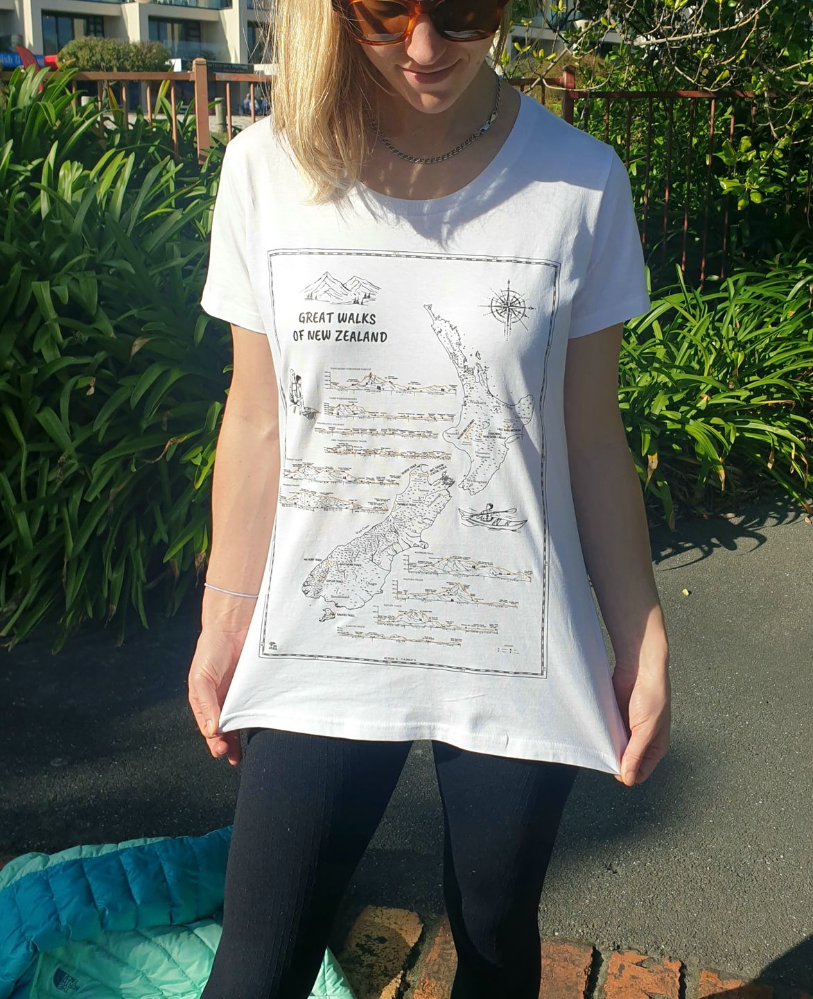 Customer photo review of Great Walks of New Zealand - Women's Tee