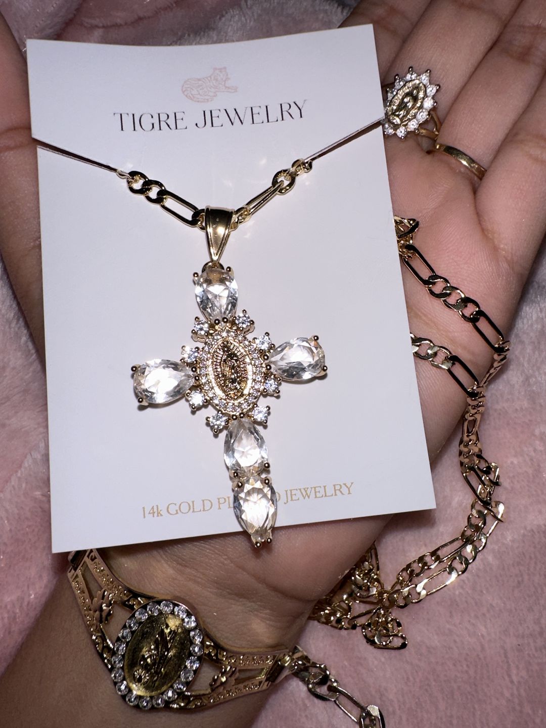 Customer photo review of Virgen Mary Cross