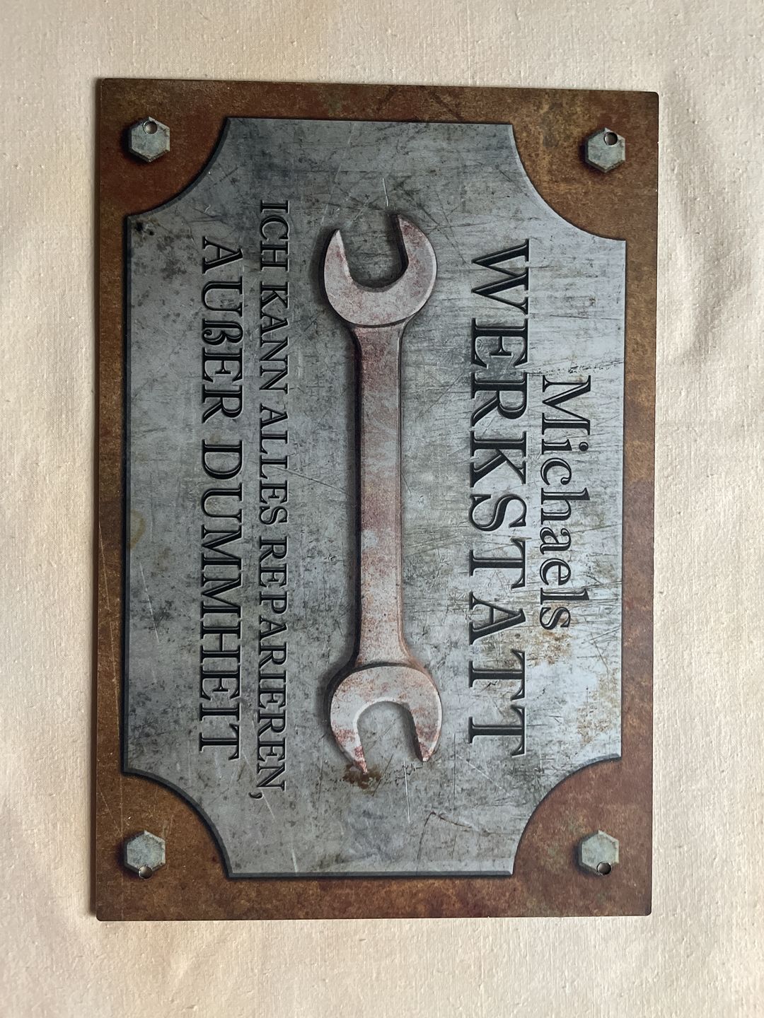 Customer photo review of Für Bastler - Heimwerker-Türschild