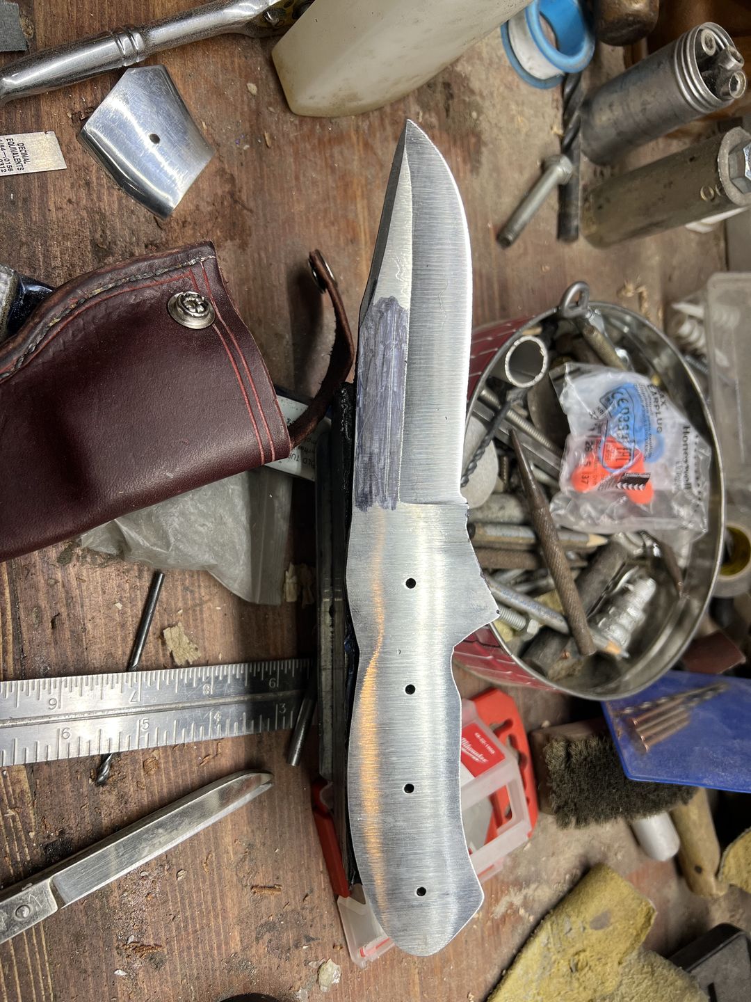 Customer photo review of 1" x 30" Sanding Belts for Stock Removal