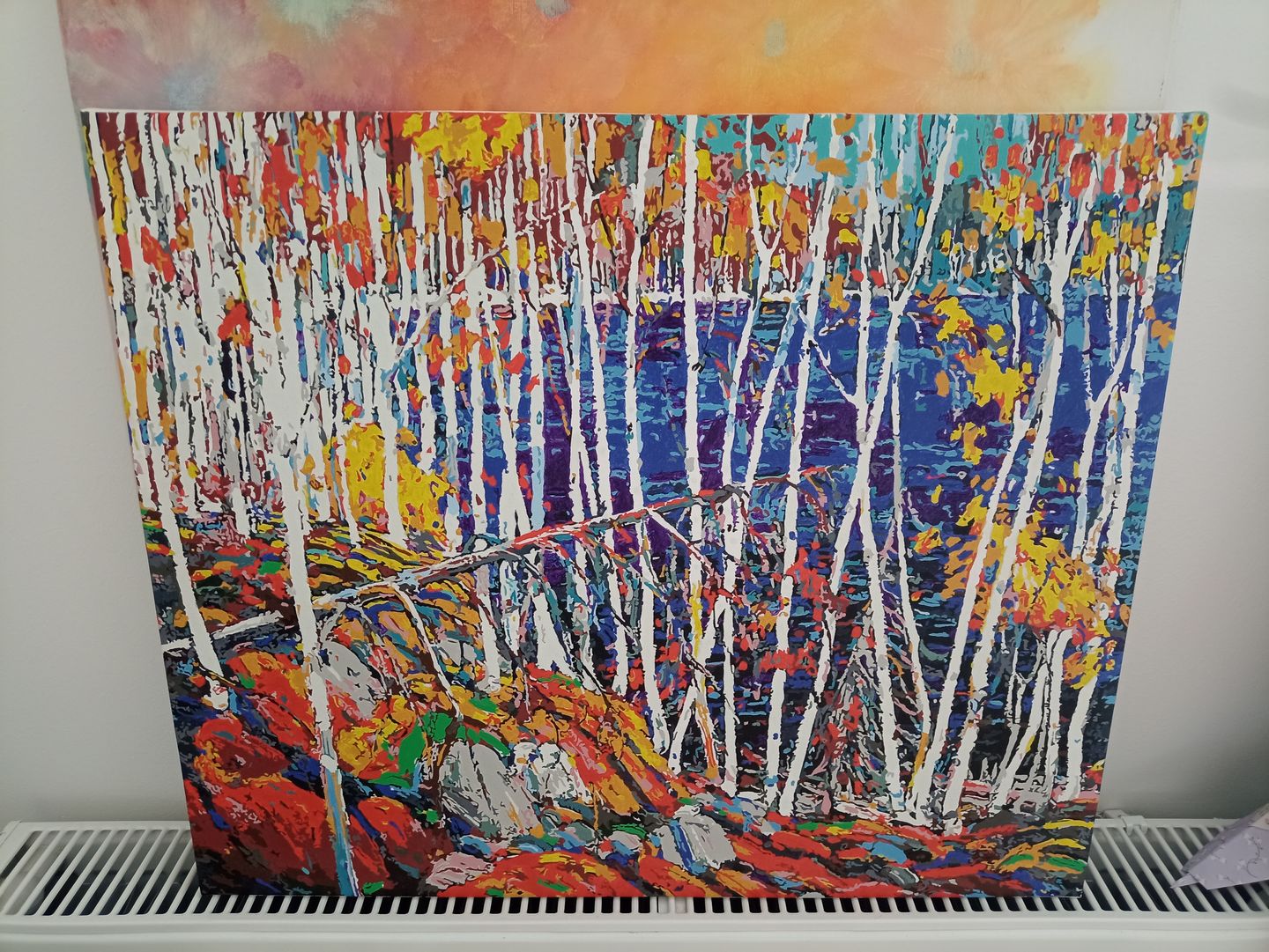 Customer photo review of In The Northland - Paint by Numbers