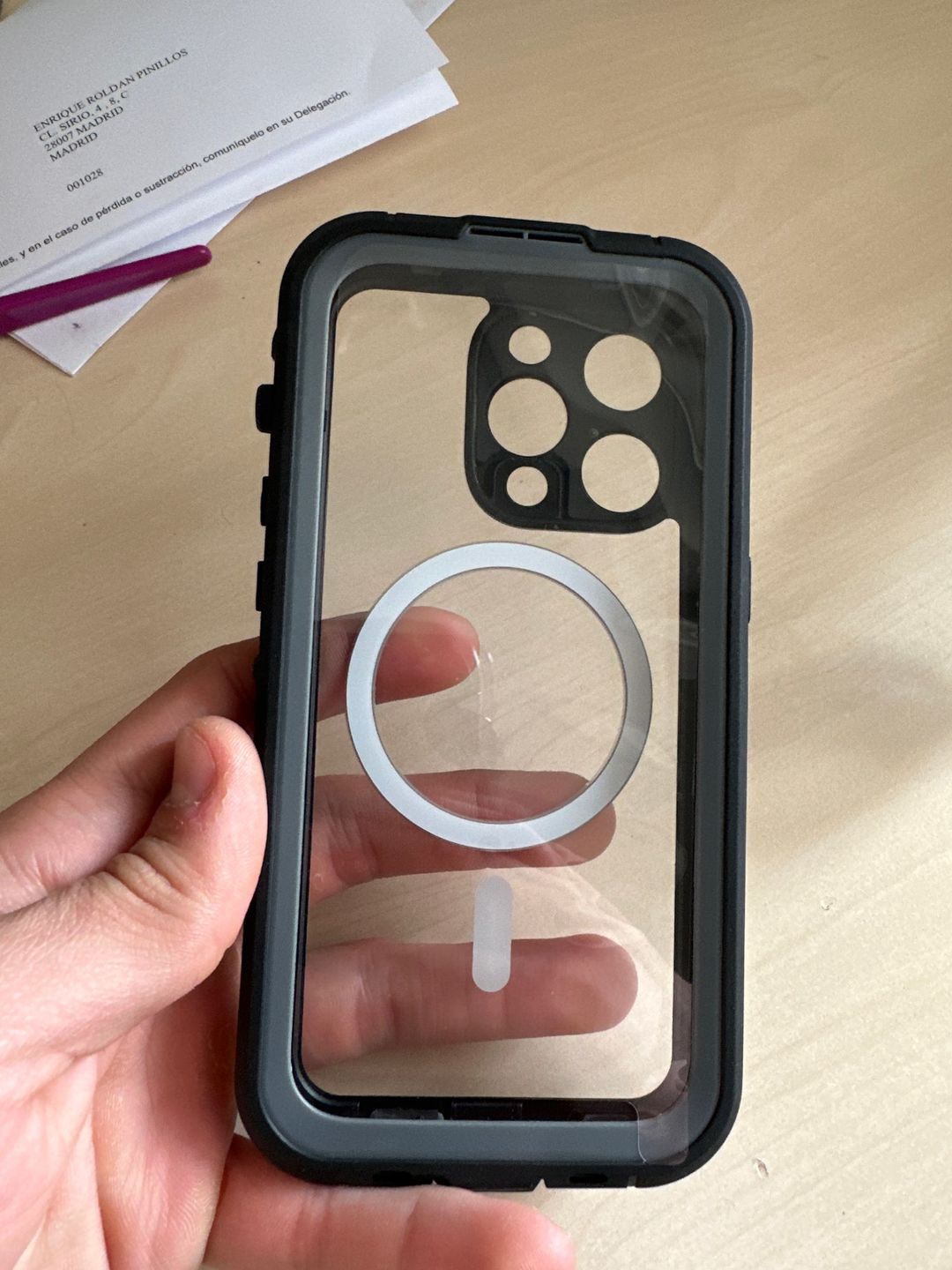 Customer photo review of iPhone Waterproof Case Dirtproof Snowproof Dropproof Cover